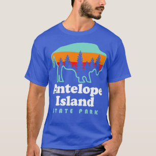 Antelope Island State Park Bison Great Salt Lake U T-Shirt