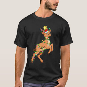 Antelope Lighting Xmas Tree Matching Antelope Chri T-Shirt