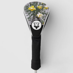 Antelope Silhouette Monogram w Customised Photo Golf Head Cover