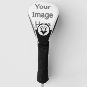 Antelope Silhouette Monogram w Customised Photo Golf Head Cover
