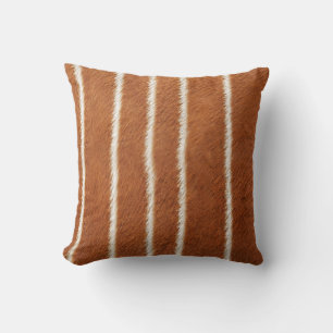 Antelope Stripes Pattern Cushion