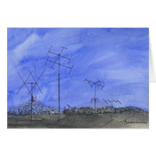 Antenna Farm At Dusk