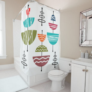 Antenna shower curtain