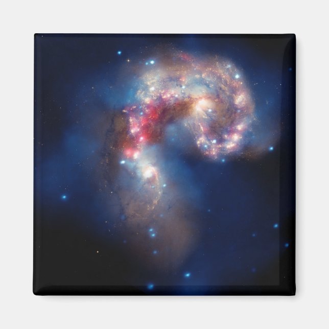 Antennae Galaxies Colourful Composite Magnet (Front)