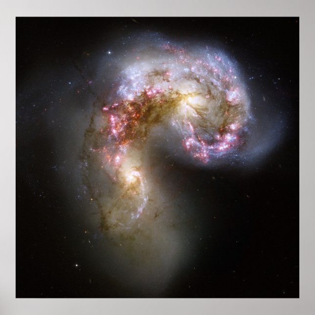 Antennae Galaxies poster (Front)