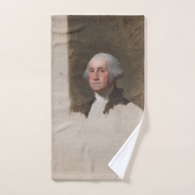 Anthaeneum George Washington 1st US President Bath Towel Set (Hand Towel)