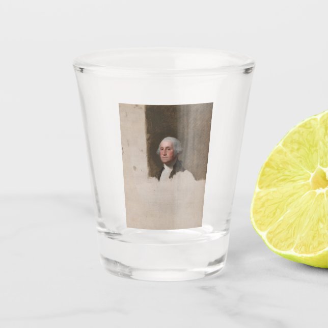 Anthaeneum George Washington 1st US President Shot Glass (Front)