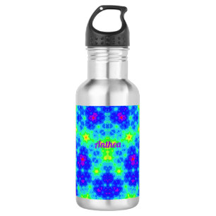 ANTHEA ~ Blue Pink Yellow Green ~  532 Ml Water Bottle