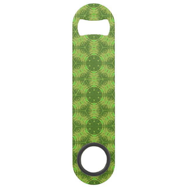 Anther Filament Fluorescent Green Bottle Opener (Front)