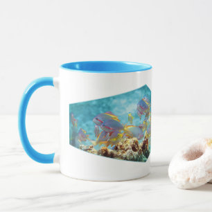 Anthias fish at coral reef - Photographic design Mug