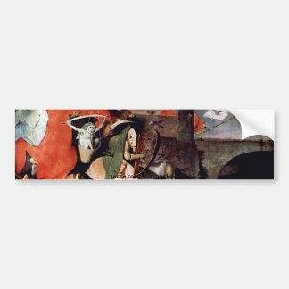 Anthony Altar -Temptation of St. Anthony, detail 7 Bumper Sticker