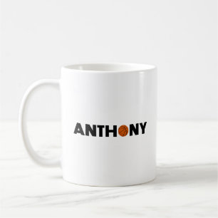 Anthony Basketball Coffee Mug