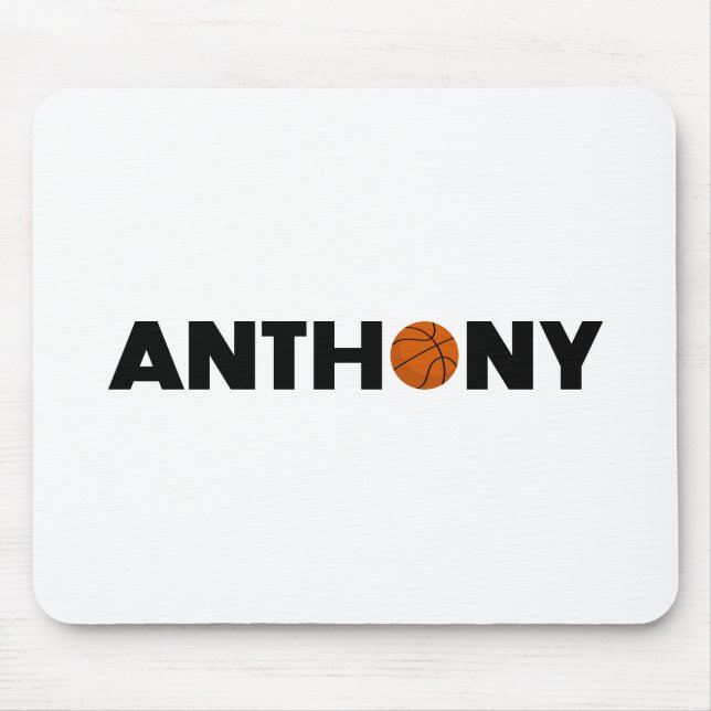Anthony Basketball Mouse Pad (Front)