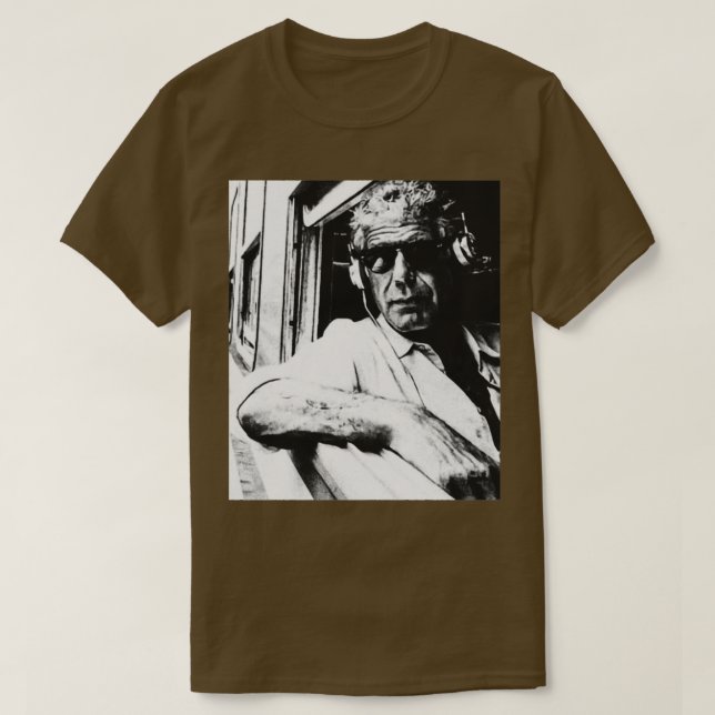Anthony Bourdain Culinary Rebel with a Cause T-Shirt (Design Front)