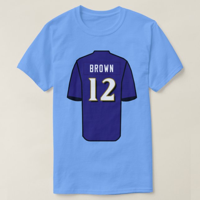 Anthony Brown Jersey T-Shirt (Design Front)