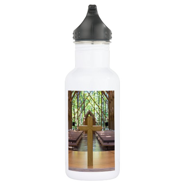 Anthony Chapel Cross Stainless Steel Water Bottle (Right)