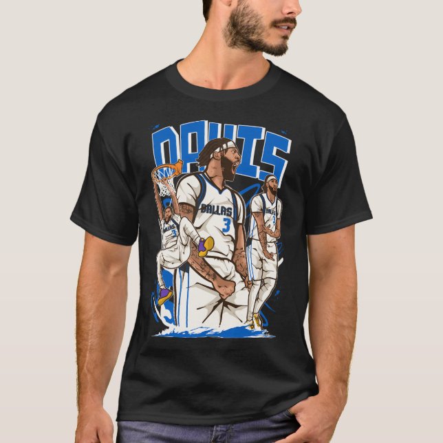 Anthony Davis Dallas Cartoon Active T-Shirt (Front)
