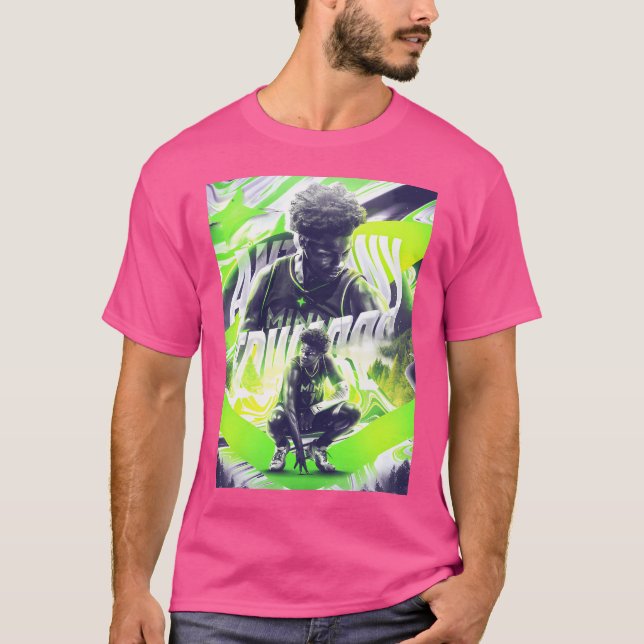 Anthony Edwards 1 Basketball T-Shirt (Front)