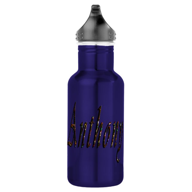 Anthony Name Logo, 532 Ml Water Bottle (Right)