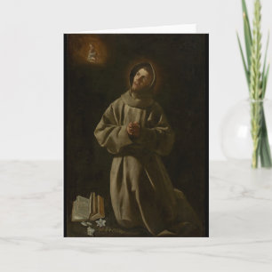 Anthony of Padua (Francisco de Zurbarán, 1627-30) Card