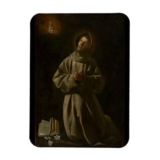 Anthony of Padua (Francisco de Zurbarán, 1627-30) Magnet (Vertical)