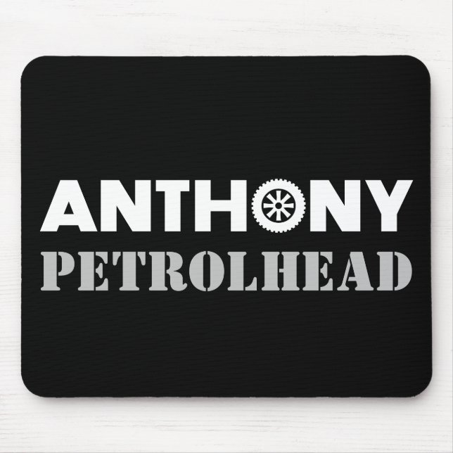 Anthony Petrol Head Mouse Pad (Front)