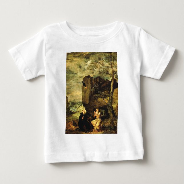 Anthony the Great and Paul of Thebes Baby T-Shirt (Front)