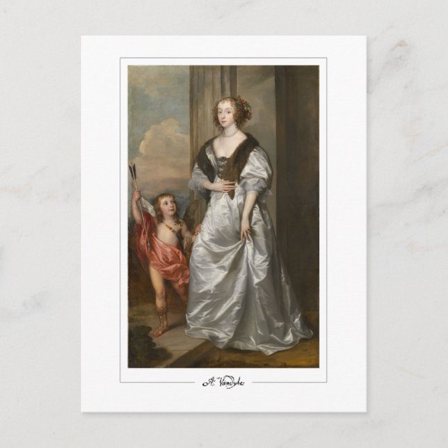 Anthony van Dyck #582 - Fine Art Postcard (Front)