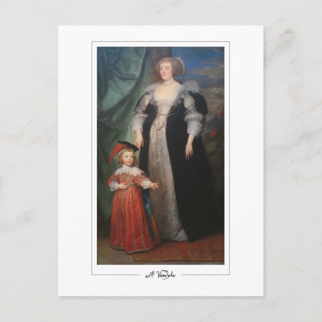 Anthony van Dyck #627 - Fine Art Postcard (Front)