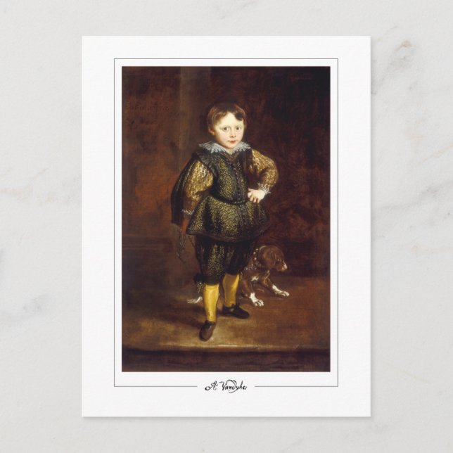 Anthony van Dyck #676 - Fine Art Postcard (Front)