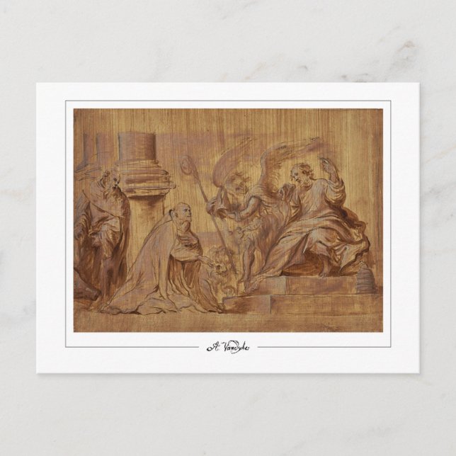 Anthony van Dyck #889 - Fine Art Postcard (Front)