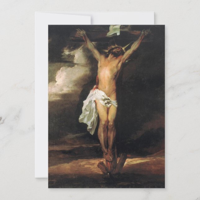 Anthony van Dyck - Crucifixion Invitation (Front)