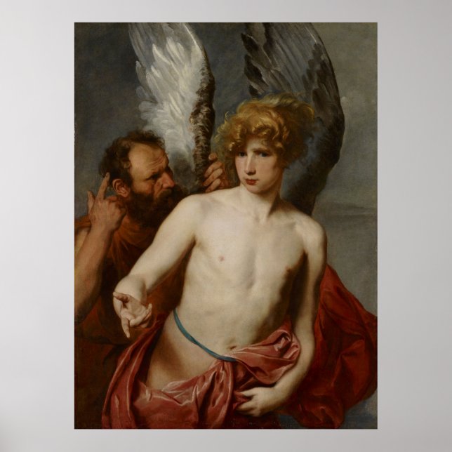 Anthony van Dyck Daedalus and Icarus Poster (Front)