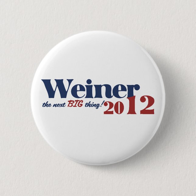 Anthony Weiner 6 Cm Round Badge (Front)