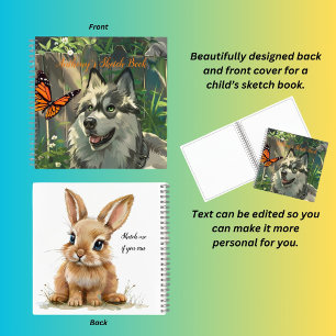 Anthony's Sketch Book Spiral Notebook