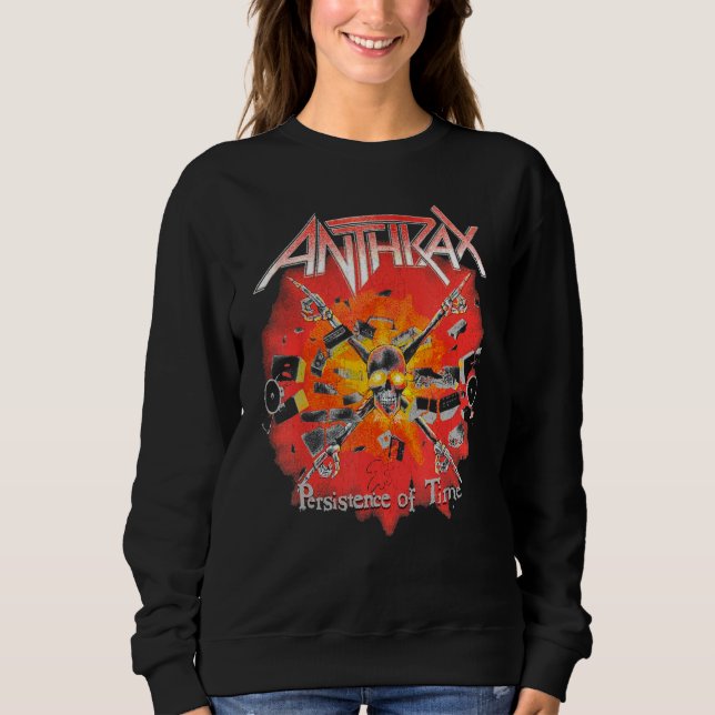 Anthrax u2013 Persistence Crossbones Sweatshirt (Front)