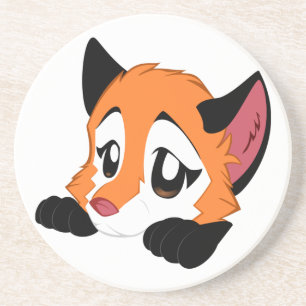 Anthro Fox Coaster