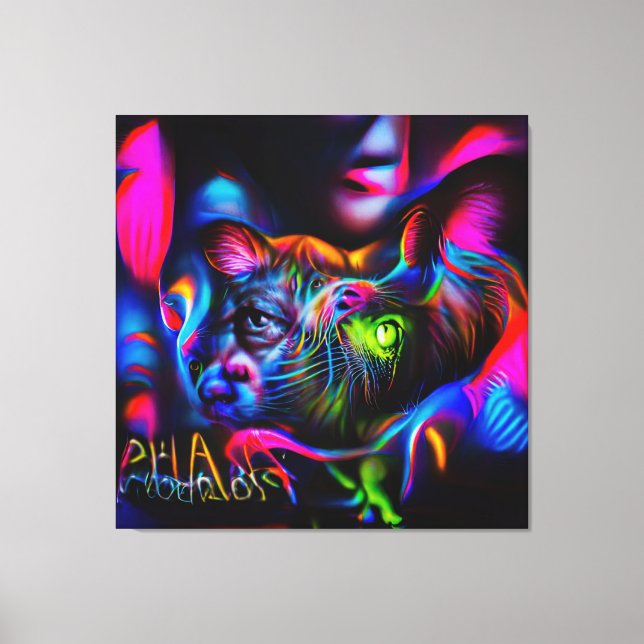 Anthrophobia  canvas print (Front)