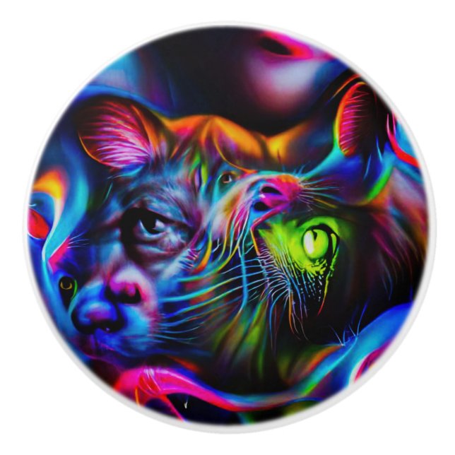 Anthrophobia  ceramic knob (Front)