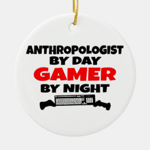Anthropologist Gamer Ceramic Tree Decoration