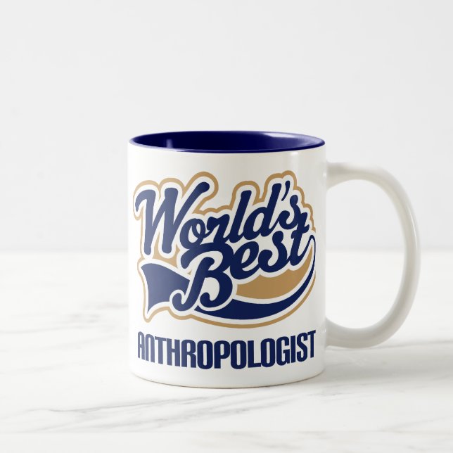 Anthropologist Gift Two-Tone Coffee Mug (Right)