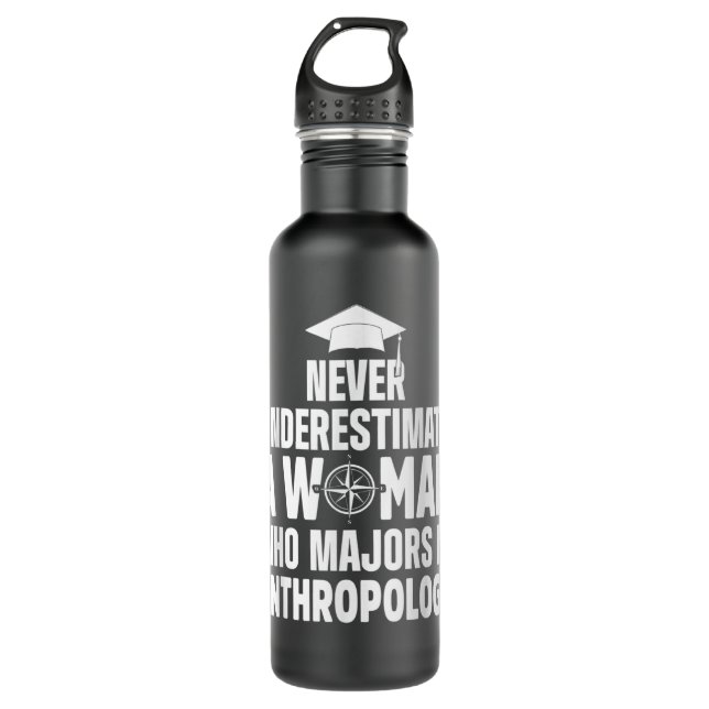 Anthropologist Woman Anthropology Student and Teac 710 Ml Water Bottle (Front)