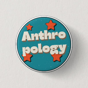 Anthropology 3 Cm Round Badge