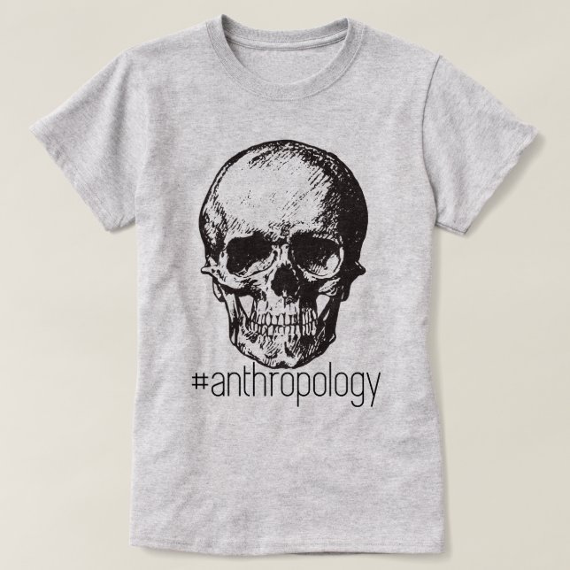 Anthropology hashtag tshirt (Design Front)
