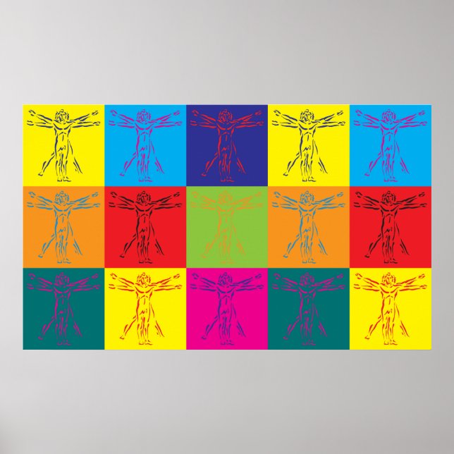 Anthropology Pop Art Poster (Front)