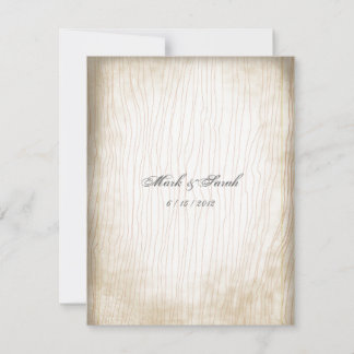 Anthropology Vintage Faded Tree Trunk Invitation