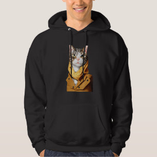 Anthropomorphic Cat Dress Up Suite Look Like A Hum Hoodie