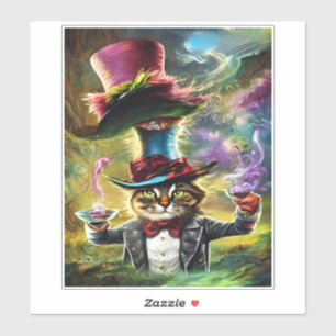  anthropomorphic Cat Mad Hatter Fantasy Fairytale