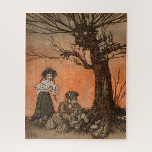 Anthropomorphic Tree by Charles Folkard Jigsaw Puzzle (Vertical)