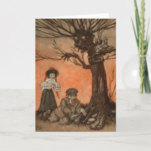 Anthropomorphic Tree by Charles Folkard Thank You Card